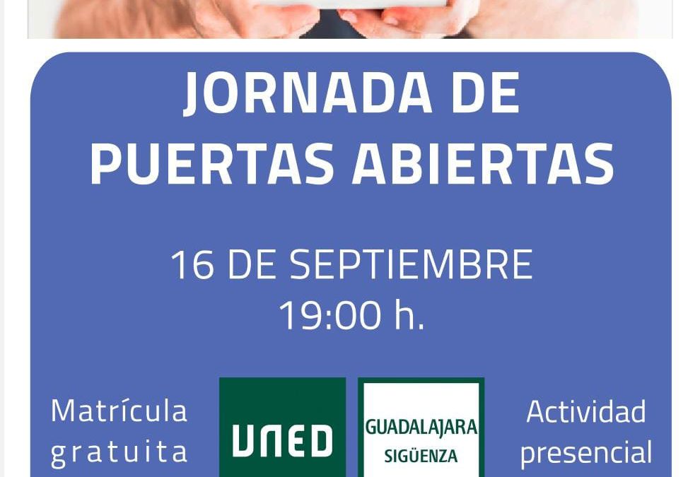 Jornada de Puertas Abiertas de la UNED Guadalajara en Sigüenza